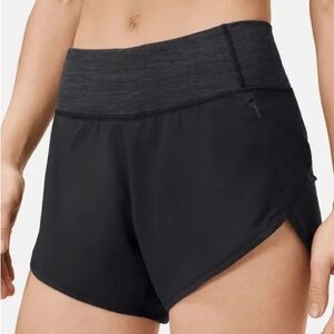 Outdoor Voices Black Athletic Shorts Lightweight Performance Size Large GUC